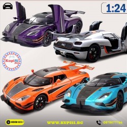 Метална спортна кола 1:24 мащаб