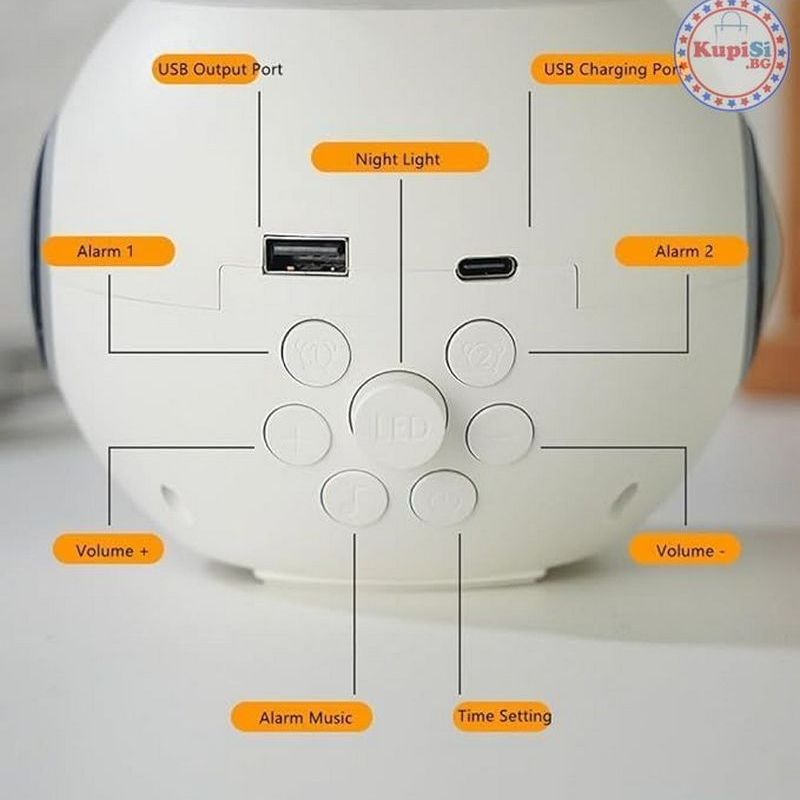 Bluetooth будилник със светлина - Emotion Clock