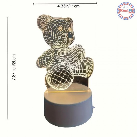 3D Лампа мече