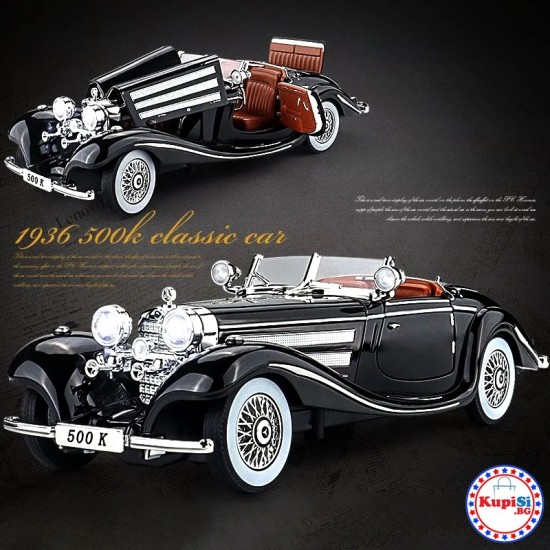 Метална кола Mercedes 500K