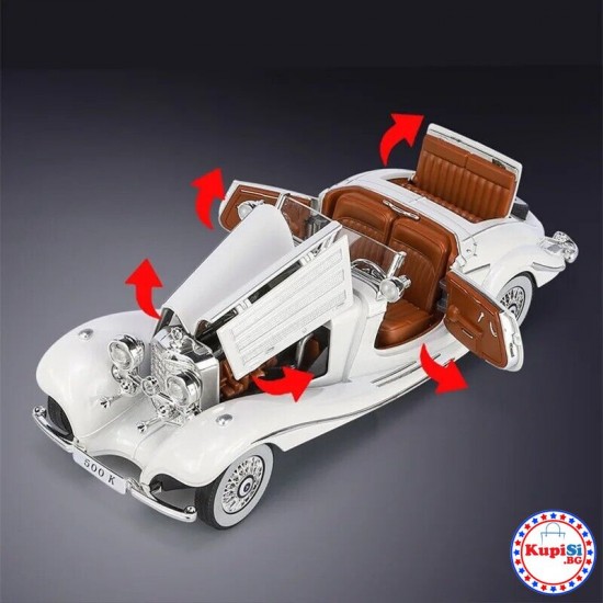 Колекционерска метална кола Mercedes 500K