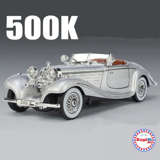 Ретро метална кола Mercedes 500K