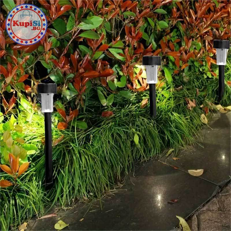 Комплект Соларни лампи за градина 10 броя
