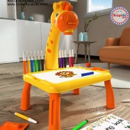 Детска маса за рисуване с проектор - Жираф