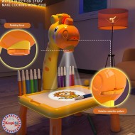 Детска маса за рисуване с проектор - Жираф