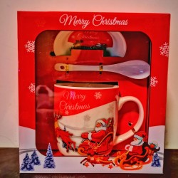 Подаръчен Коледен комплект с чаша