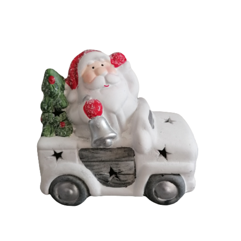 Дядо Коледа с Автомобил