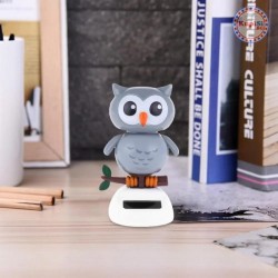 Соларна клатеща се фигурка -  Бухал