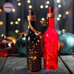 Светеща Коледна Бутилка