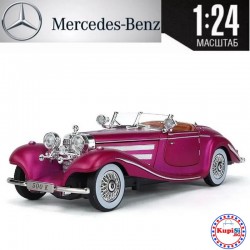 Метална ретро кола Mercedes 500K