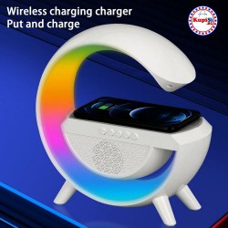 Лампа с тонколона и безжично зарядно