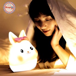 Детска нощна лампа зайче