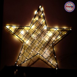 Светеща Коледна Звезда, Метална