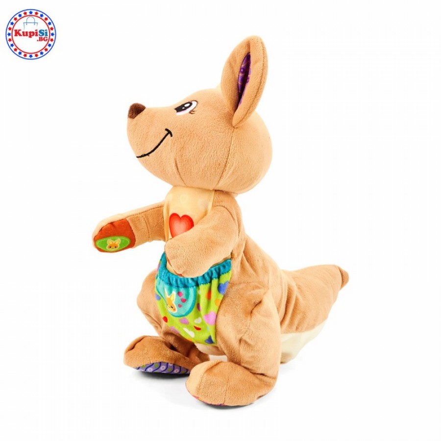 Плюшена играчка кенгуру с малко 40 см.
