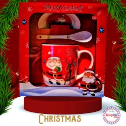 Коледен комплект чаша с чинийка