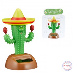 Соларна клатеща се фигурка -  Кактус