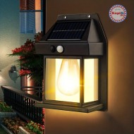 Соларна лампа за ограда