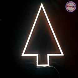 Светеща Метална Елха