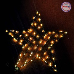 Светеща Коледна Звезда, Метална