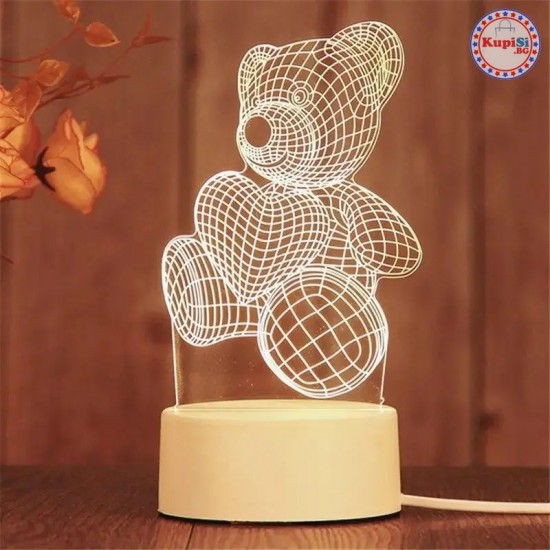 3D Лампа мече