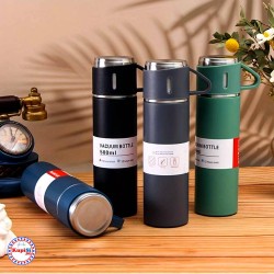 Термос с чаши, Метален