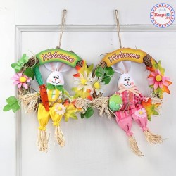 Великденски венец за врата Welcome