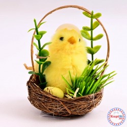 Великденска декорация, Кошничка с пиленце