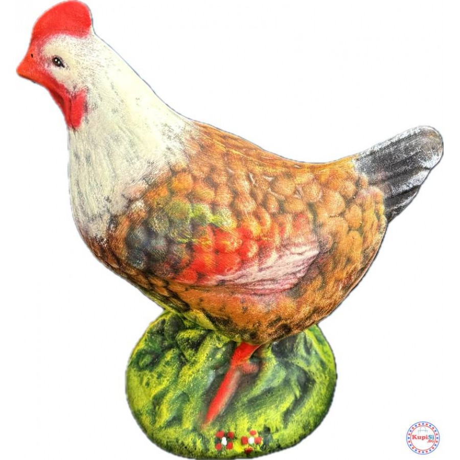 Керамична фигурка на кокошка