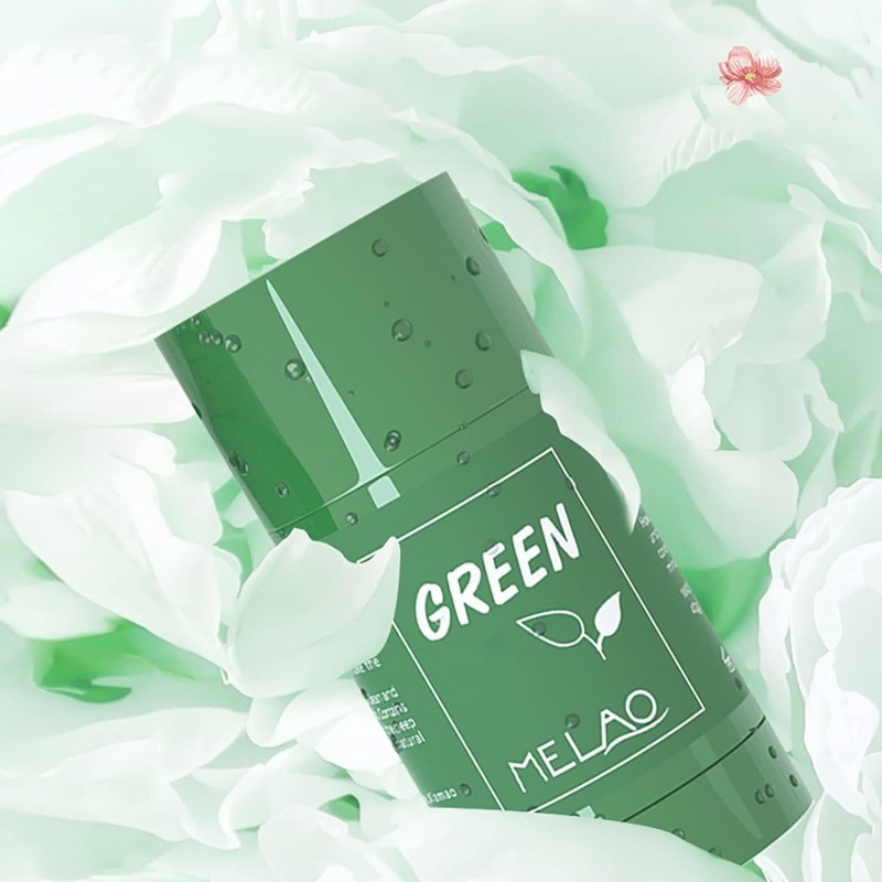 Маска със зелен чай за почистване и овлажняване