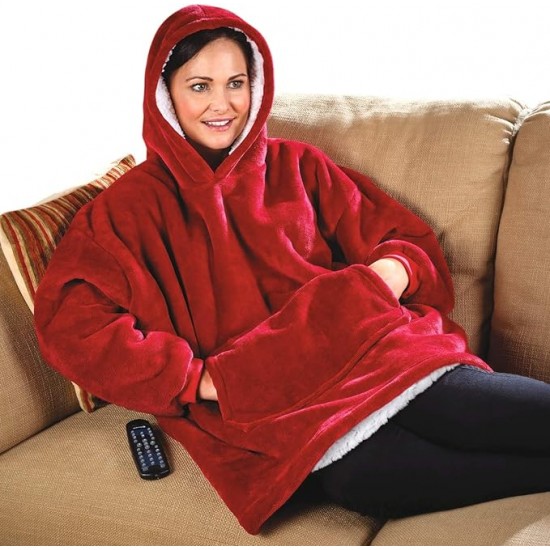 Одеяло с ръкави и качулка Huggle Hoodie