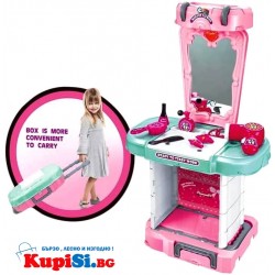 Детска тоалетка с огледало за гримиране