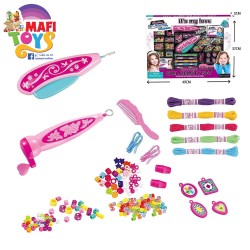 Детски комплект за плетене на плитки и гривни