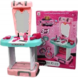 Детска тоалетка с огледало за гримиране