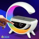 Смарт устройство 4в1, Часовник, Тонколона, Лампа, Безжично зарядно, Smart G-lamp