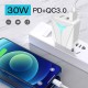 Адаптер за зареждане с USB и Type C портове Адаптер за зареждане с USB и Type C портове
