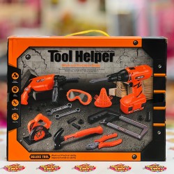 Детски куфар с инструменти и винтоверт