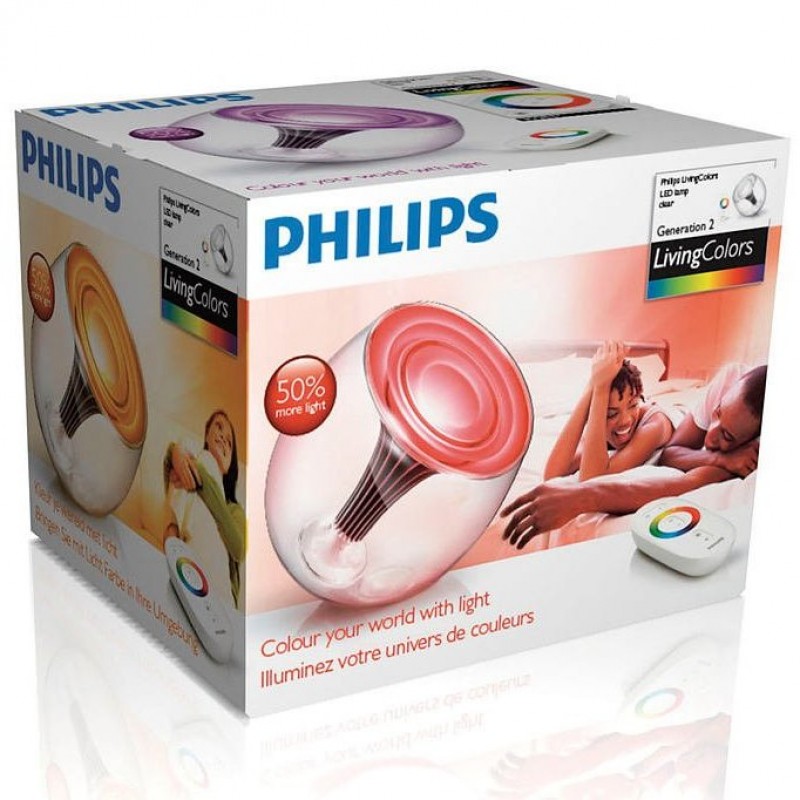 Цветна лампа с дистанционно Philips Living Colors