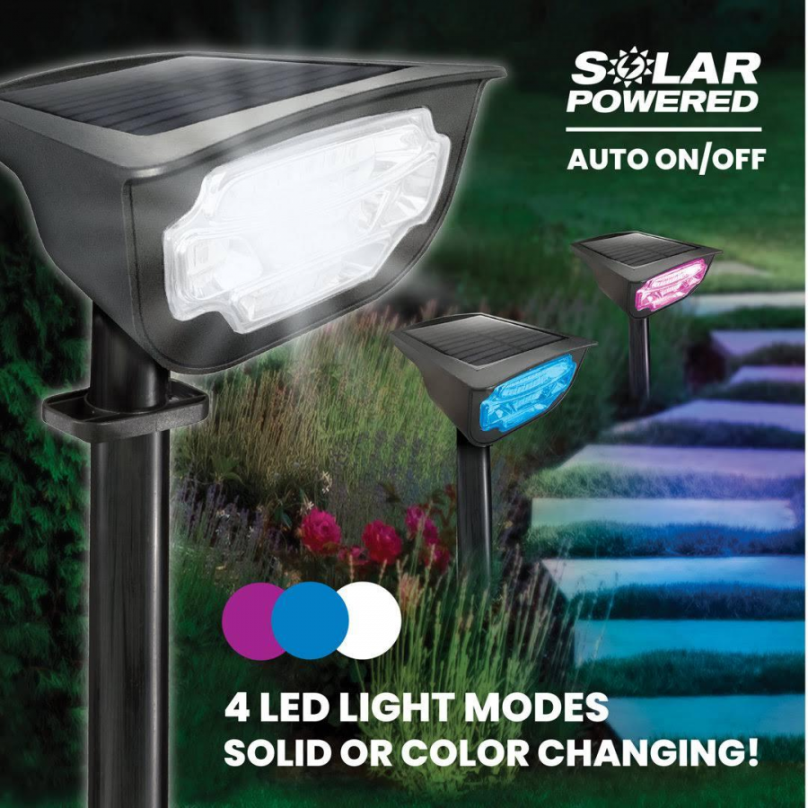 Соларни градински лампи със сменящи цветове