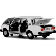 Метална кола Лада, 1: 24 , Бяла