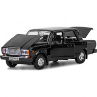 Метална кола Лада, 1: 24 , Черна