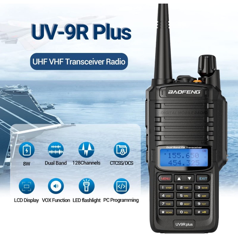 Мощна двучестотна радиостанция за лов, Baofeng UV-9R PLUS