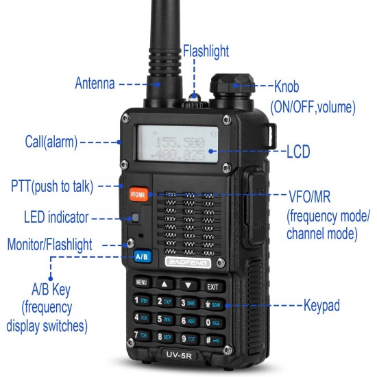 Радиостанция, Baofeng UV-5R 