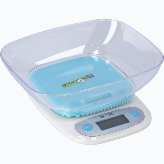 Електронна кухненска везна с купа,  От 1 g до 7 kg