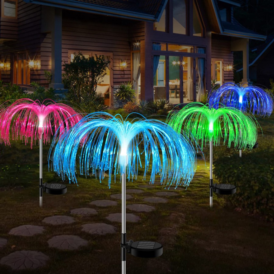 Соларна лампа за градина Медуза