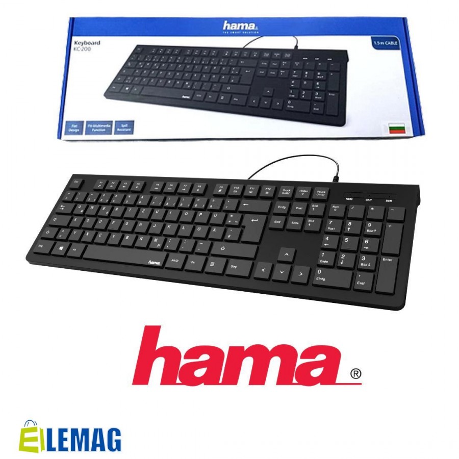 Клавиатура за компютър Hama KC-200