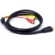 Кабел HDMI към 3 Чинча, 1.5 метра