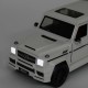 Метална кола Mercedes G-Class 1:24, Бяла