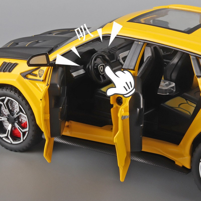 Метална кола Lamborghini Urus, 1:24 , 4 цвята