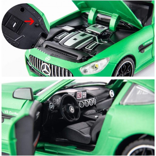 Метална кола Mercedes GTR, 1:24, 3 цвята