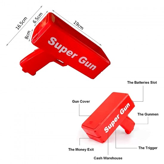 Пистолет за изстрелване на пари Supreme gun